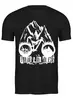Заказать мужскую футболку в Москве. Футболка классическая Mountain Bike от oneredfoxstore@gmail.com - готовые дизайны и нанесение принтов.