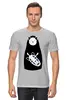 Заказать мужскую футболку в Москве. Футболка классическая Cats Here от oneredfoxstore@gmail.com - готовые дизайны и нанесение принтов.