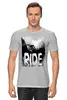 Заказать мужскую футболку в Москве. Футболка классическая Mountain Bike от oneredfoxstore@gmail.com - готовые дизайны и нанесение принтов.