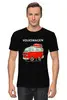 Заказать мужскую футболку в Москве. Футболка классическая Volkswagen от T-shirt print  - готовые дизайны и нанесение принтов.