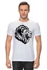Заказать мужскую футболку в Москве. Футболка классическая proud lion  от Alex Skorobogatov - готовые дизайны и нанесение принтов.