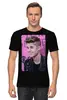 Заказать мужскую футболку в Москве. Футболка классическая Justin Bieber от Vladec11 - готовые дизайны и нанесение принтов.