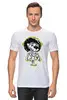 Заказать мужскую футболку в Москве. Футболка классическая Лев арт от T-shirt print  - готовые дизайны и нанесение принтов.