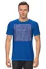 Заказать мужскую футболку в Москве. Футболка классическая Голубое в фиолетовом от Vadim Koval - готовые дизайны и нанесение принтов.