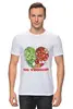 Заказать мужскую футболку в Москве. Футболка классическая GO VEGGIE! от RainbowSoul - готовые дизайны и нанесение принтов.