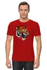 Заказать мужскую футболку в Москве. Футболка классическая ГОД ТИГРА 2022 от T-shirt print  - готовые дизайны и нанесение принтов.
