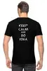 Заказать мужскую футболку в Москве. Футболка классическая Keep Calm and Do Yoga  от Just kidding - готовые дизайны и нанесение принтов.