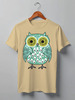 Заказать мужскую футболку в Москве. Футболка классическая Owl Here от oneredfoxstore@gmail.com - готовые дизайны и нанесение принтов.