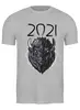 Заказать мужскую футболку в Москве. Футболка классическая Год быка от T-shirt print  - готовые дизайны и нанесение принтов.