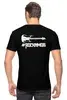 Заказать мужскую футболку в Москве. Футболка классическая Rocknmob - гитарист от accs@rocknmob.com - готовые дизайны и нанесение принтов.