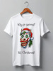 Заказать мужскую футболку в Москве. Футболка классическая  Why so serious? It's christmas! от Александр Серебренников - готовые дизайны и нанесение принтов.