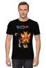 Заказать мужскую футболку в Москве. Футболка классическая Pokemon Pyroar от EDJEY  - готовые дизайны и нанесение принтов.