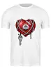 Заказать мужскую футболку в Москве. Футболка классическая Сердце с ключом  от ПРИНТЫ ПЕЧАТЬ  - готовые дизайны и нанесение принтов.