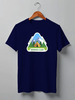 Заказать мужскую футболку в Москве. Футболка классическая Mountains от oneredfoxstore@gmail.com - готовые дизайны и нанесение принтов.