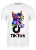 Заказать мужскую футболку в Москве. Футболка классическая TIK TOK (Tik Tok video) от vista12761@rambler.ru - готовые дизайны и нанесение принтов.