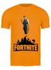 Заказать мужскую футболку в Москве. Футболка классическая Fortnite от Алексей Терентьев - готовые дизайны и нанесение принтов.