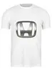 Заказать мужскую футболку в Москве. Футболка классическая HONDA  от DESIGNER   - готовые дизайны и нанесение принтов.