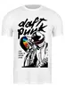 Заказать мужскую футболку в Москве. Футболка классическая Daft Punk от geekbox - готовые дизайны и нанесение принтов.