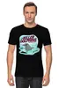 Заказать мужскую футболку в Москве. Футболка классическая Killer Dolphins  от ПРИНТЫ ПЕЧАТЬ  - готовые дизайны и нанесение принтов.