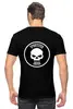 Заказать мужскую футболку в Москве. Футболка классическая Willie Skull Black от Sportster Squad - готовые дизайны и нанесение принтов.
