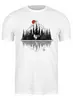 Заказать мужскую футболку в Москве. Футболка классическая MTB Forest от oneredfoxstore@gmail.com - готовые дизайны и нанесение принтов.