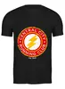 Заказать мужскую футболку в Москве. Футболка классическая The Flash от printik - готовые дизайны и нанесение принтов.