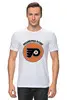 Заказать мужскую футболку в Москве. Футболка классическая Philadelphia Flyers  от kspsshop - готовые дизайны и нанесение принтов.
