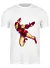 Заказать мужскую футболку в Москве. Футболка классическая Iron man Classic от Tomás Torquemada - готовые дизайны и нанесение принтов.
