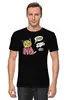 Заказать мужскую футболку в Москве. Футболка классическая Cats Here от oneredfoxstore@gmail.com - готовые дизайны и нанесение принтов.