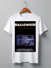 Заказать мужскую футболку в Москве. Футболка классическая Хэллоуин / Halloween от kino.printio.ru - готовые дизайны и нанесение принтов.