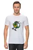 Заказать мужскую футболку в Москве. Футболка классическая Динозавр от YellowCloverShop - готовые дизайны и нанесение принтов.