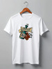 Заказать мужскую футболку в Москве. Футболка классическая Alcochat white i-shirt от Alcochat - готовые дизайны и нанесение принтов.