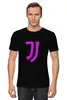 Заказать мужскую футболку в Москве. Футболка классическая Juventus | Spray logo (2021) от 0x000000123 - готовые дизайны и нанесение принтов.