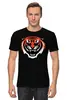 Заказать мужскую футболку в Москве. Футболка классическая Тигр (Tiger) от fanart - готовые дизайны и нанесение принтов.