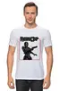 Заказать мужскую футболку в Москве. Футболка классическая Робокоп от goljakovai@mail.ru - готовые дизайны и нанесение принтов.
