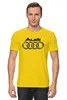 Заказать мужскую футболку в Москве. Футболка классическая AUDI  от balden - готовые дизайны и нанесение принтов.