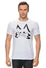 Заказать мужскую футболку в Москве. Футболка классическая Cat Lines от oneredfoxstore@gmail.com - готовые дизайны и нанесение принтов.