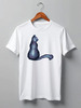 Заказать мужскую футболку в Москве. Футболка классическая Cats Here от oneredfoxstore@gmail.com - готовые дизайны и нанесение принтов.