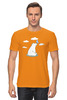 Заказать мужскую футболку в Москве. Футболка классическая Мишка с бабочкой от skynatural - готовые дизайны и нанесение принтов.