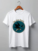 Заказать мужскую футболку в Москве. Футболка классическая San Jose Sharks от kspsshop - готовые дизайны и нанесение принтов.