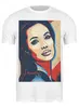 Заказать мужскую футболку в Москве. Футболка классическая Анджелина Джоли от qwere - готовые дизайны и нанесение принтов.