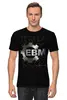 Заказать мужскую футболку в Москве. Футболка классическая EBM / Electronic Body Music от OEX design - готовые дизайны и нанесение принтов.