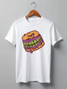 Заказать мужскую футболку в Москве. Футболка классическая Crazy burger от ANDREI M - готовые дизайны и нанесение принтов.