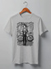 Заказать мужскую футболку в Москве. Футболка классическая Punk Girl Biker от oneredfoxstore@gmail.com - готовые дизайны и нанесение принтов.