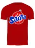 Заказать мужскую футболку в Москве. Футболка классическая Santa от gopotol - готовые дизайны и нанесение принтов.