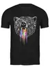 Заказать мужскую футболку в Москве. Футболка классическая Радужный медведь от ISliM - готовые дизайны и нанесение принтов.