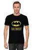 Заказать мужскую футболку в Москве. Футболка классическая Batman от nami - готовые дизайны и нанесение принтов.