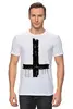 Заказать мужскую футболку в Москве. Футболка классическая Крест от rossoneri - готовые дизайны и нанесение принтов.