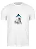 Заказать мужскую футболку в Москве. Футболка классическая Белый медведь от lissa - готовые дизайны и нанесение принтов.