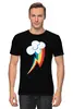 Заказать мужскую футболку в Москве. Футболка классическая Rainbow Dash Cutie Mark от buzz - готовые дизайны и нанесение принтов.